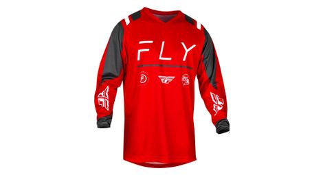 Maglia mtb a maniche lunghe fly racing f-16 red uomo