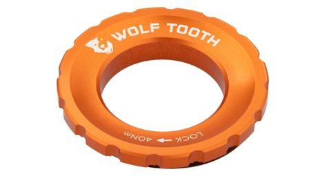 Ecrou centerlock wolf toolth externe orange
