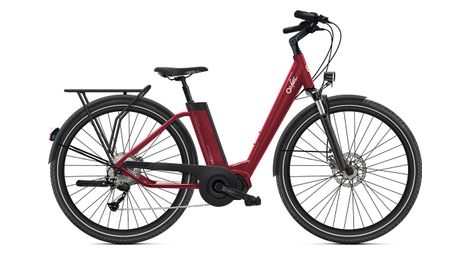 Mountain bike elettrica o2 feel ivog explorer boost univ 4.1 shimano altus 9v 360 wh 26'' red garnet