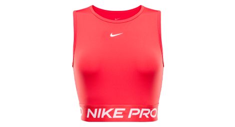 Camiseta de tirantes nike dri-fit pro 365 crop roja, mujer