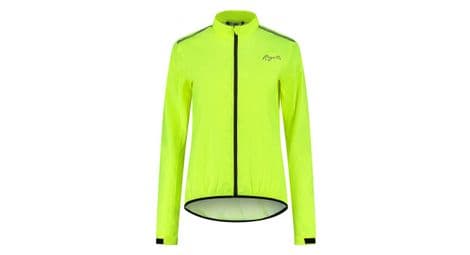 Veste velo pluie vent rogelli core - femme - jaune