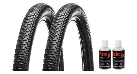 Set mtb-reifen hutchinson python 2 29'' tubeless ready weich sideskin + präventiv protect'air max