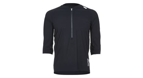 Maillot manches 3/4 poc resistance enduro noir uranium