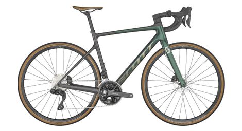 Bicicleta de carretera scott addict 20 shimano 105 di2 12s 700 mm verde 2024