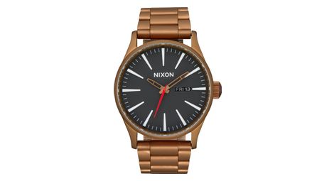 Nixon sentry unisex bronze/black steel watch