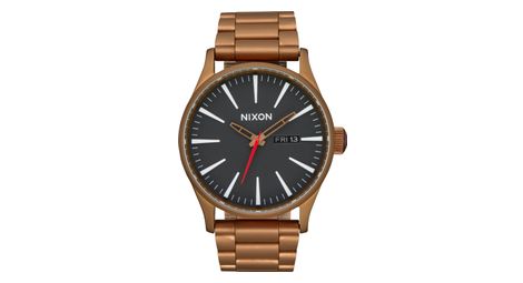 Montre unisexe nixon sentry acier bronze/noir