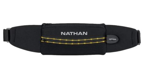 Nathan Laser Light 5K Gürtel Schwarz Fluo Gelb Hohe Sichtbarkeit