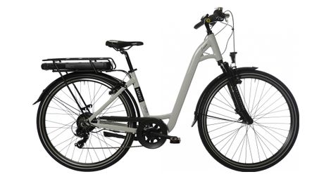 Bicyklet louison electric city bike shimano tourney 6s 400 wh 700 mm grey