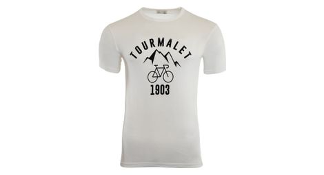 T shirt manches courtes lebram x sport d epoque tourmalet marshmallow