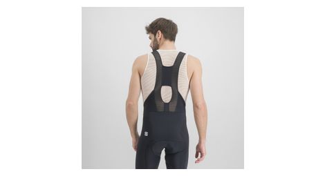 Armelloses Unterhemd 2nd Skin Mesh Weis