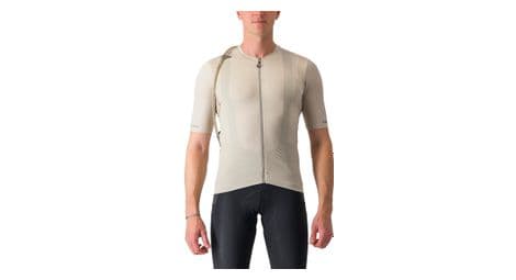 Maillot manches courtes castelli unlimited pro gris