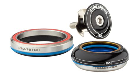 Cane creek 110-series is41/28.6 is52/40 coppa con coperchio corto integrato nero