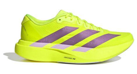 Chaussures Running adidas Adizero Evo SL Woven Jaune/Violet Femme