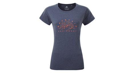 T shirt technique femme mountain equipment headpoint ray bleu