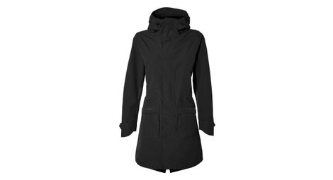 basil mosse bicycle rain parka women black