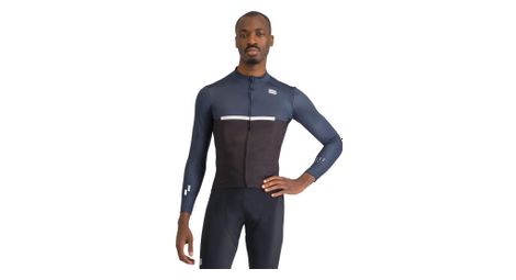 Sportful pista thermal maglia a maniche lunghe nero/blu