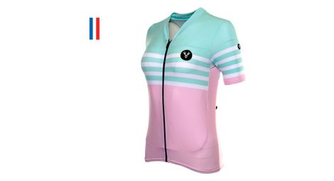 Rosa lebram tourmalet kurzarmtrikot adjusted fit