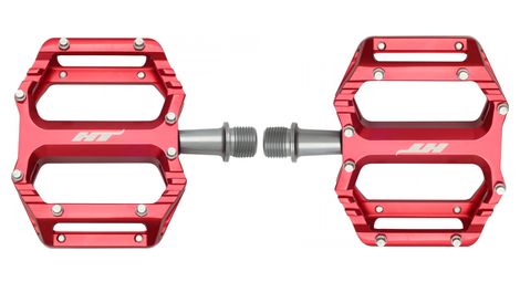 Par de pedales planos HT Components AR09 Rojos