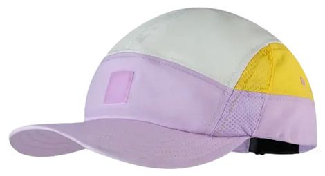 Casquette Buff 5 Panel Go Domus Lilac Rose/Jaune