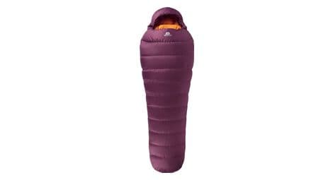 Saco de dormir para mujer mountain equipment classic eco 500 morado regular - zip droit