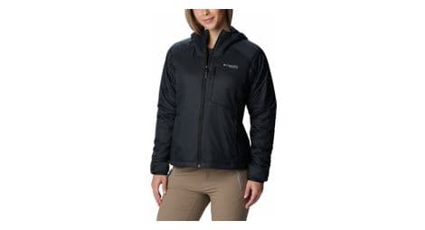 Veste à capuche femme columbia silver leaf stretch noir