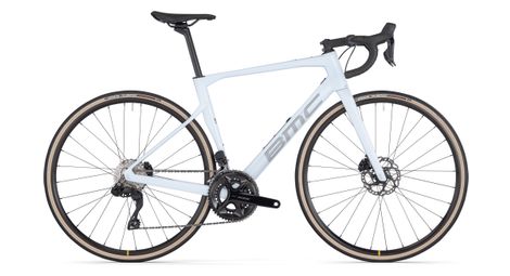 Bmc roadmachine four bicicleta de carretera shimano 105 di2 12s 700 mm blanco frío 2024