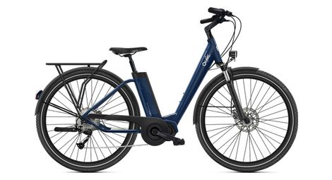 O2 feel ivog explorer boost univ 4.1 shimano altus 9v 360 wh 26'' bleu boréal mountain bike elettrica