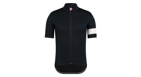 Maglia Rapha Classic a manica corta Uomo Nero/Bianco
