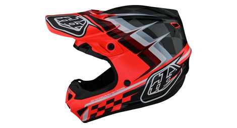 Casque intégral troy lee designs se4 polyacrylite rouge enfant