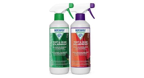 Tent et gear lessive solarwash 500ml et imperméabilisant solarproo 500ml