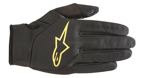 Gants alpinestars cascade gore windstopper noir jaune