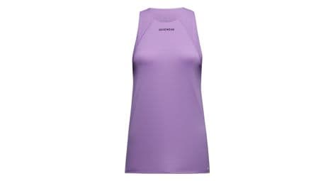 Camiseta de tirantes gore wear contest 2.0 violeta para mujer