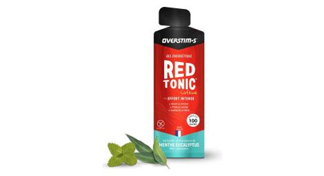 Gel énergétique overstims red tonic caféine menthe/eucalyptus - 34g