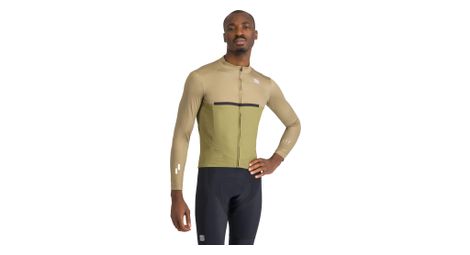 Sportful pista thermal maglia a maniche lunghe verde