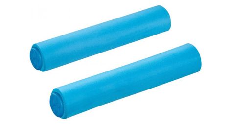 Paire de grips supacaz siliconez xl bleu fluo