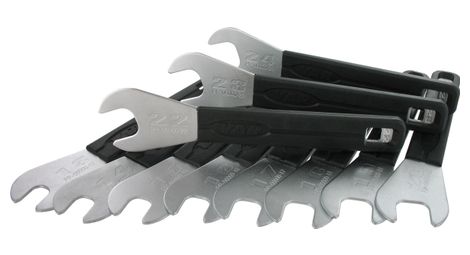 Jeu de 11 clés à cônes var pour moyeux