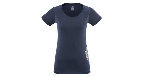 T shirt millet trekker femme bleu