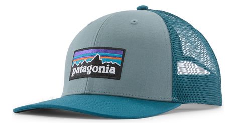Casquette Patagonia P-6 Logo Trucker Bleu