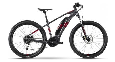 Vtt électrique semi-rigide raymon hardray e 3.0 shimano altus 9v 500 wh 29 gris rouge 2023