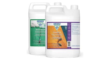 Lessive tech wash 5l et imperméabilisant tx.direct 5l