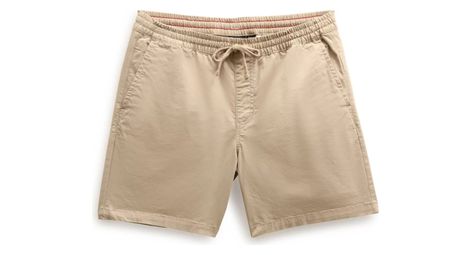Short vans range relaxed elastic beige