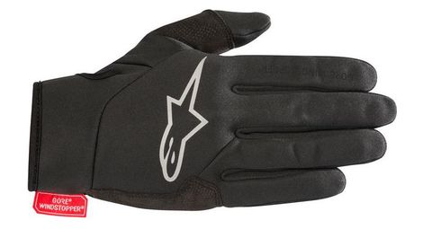 Guante Alpinestars Cascade Gore Windstopper negro / gris medio
