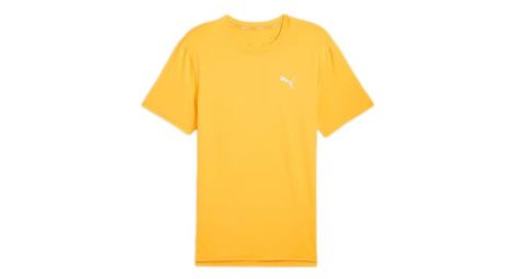 Maillot manches courtes puma run cloudspun orange homme 