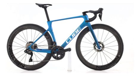 Produit reconditionné · Cube Agree SLT Di2 12V · Bleu / Vélo de route | Très bon état