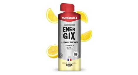 Gel énergétique overstims energix citron - 34g