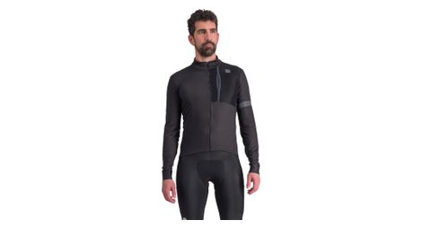 Supergiara Thermal Langarm Trikot Schwarz