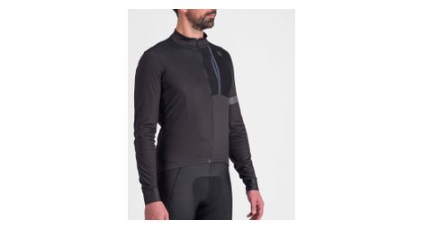 Supergiara Thermal Langarm Trikot Schwarz