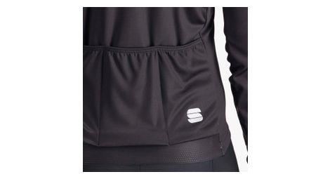 Supergiara Thermal Langarm Trikot Schwarz