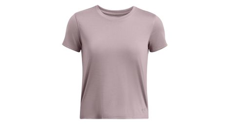 Maillot de manga corta under armour launch run rosa para mujer
