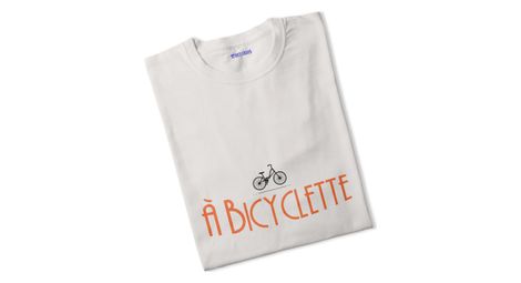 T-shirt femme à bicyclette